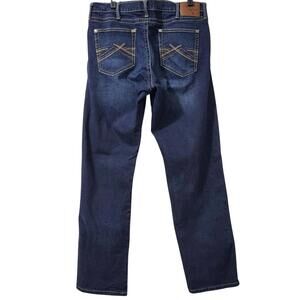 Wrangler 20X Mens Style 44 Jeans Size 36x32 Blue Slim Straight Cotton Blend